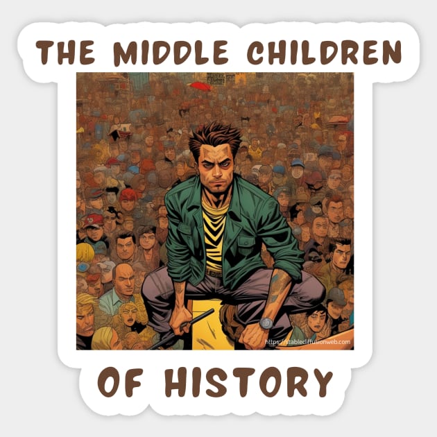 The middle children of history Sticker by IOANNISSKEVAS